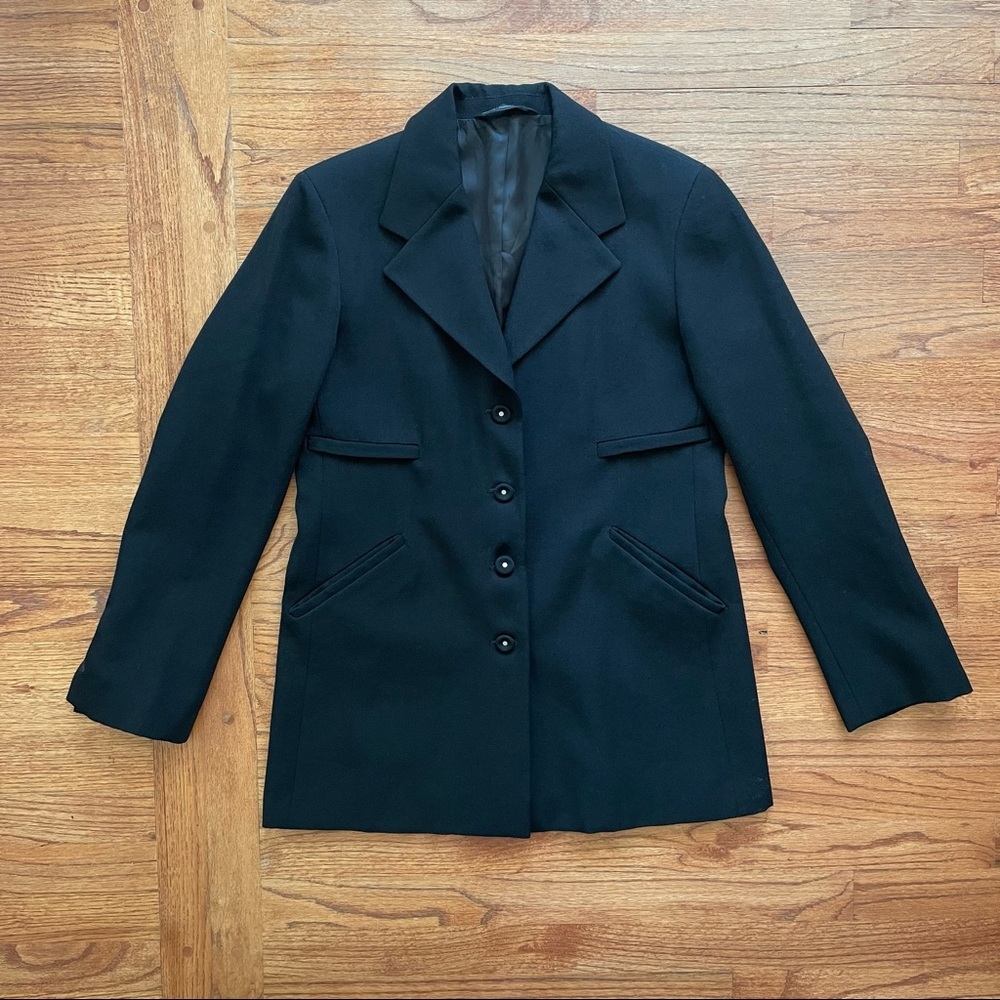 Marithe Francois Girbaud Black Wool Jacket